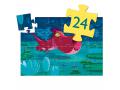 Puzzles silhouettes - Edmond le dragon - 24 pcs - Djeco - DJ07214