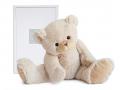 Peluche calin'ours - beige - taille 50 cm - boîte cadeau - Histoire d'ours - HO1341
