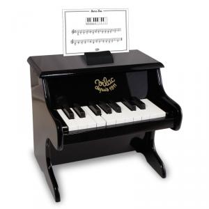 Piano noir 18 touches avec partitions - à partir de 3+ - Vilac - 8296