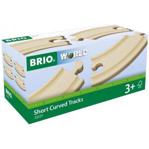 Brio - 33337 - Petits rails courbes - 90 mm - Age 3 ans + (1256)