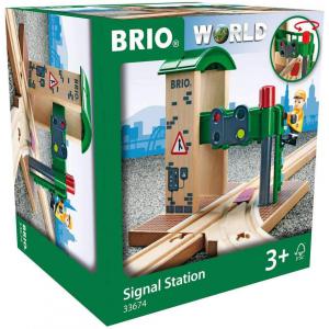 Brio - 33674 - Station de contrôle et d'aiguillage - Thème Transport de marchandises - Age 3 ans + (131331)