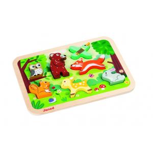 Janod - J07023 - Chunky puzzle foret (140647)