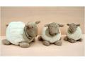 Doudou mouton Fidélie 20 cm - blanc - Dimpel - 880334