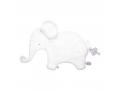 Oscar doudou éléphant classique 42 cm - blanc - Dimpel - 884052