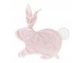 Emma lapin doudou classique 32 cm - rose et blanc - Dimpel - 884403