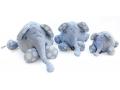 Doudou éléphant Bolli 20 cm - bleu - Dimpel - 821522