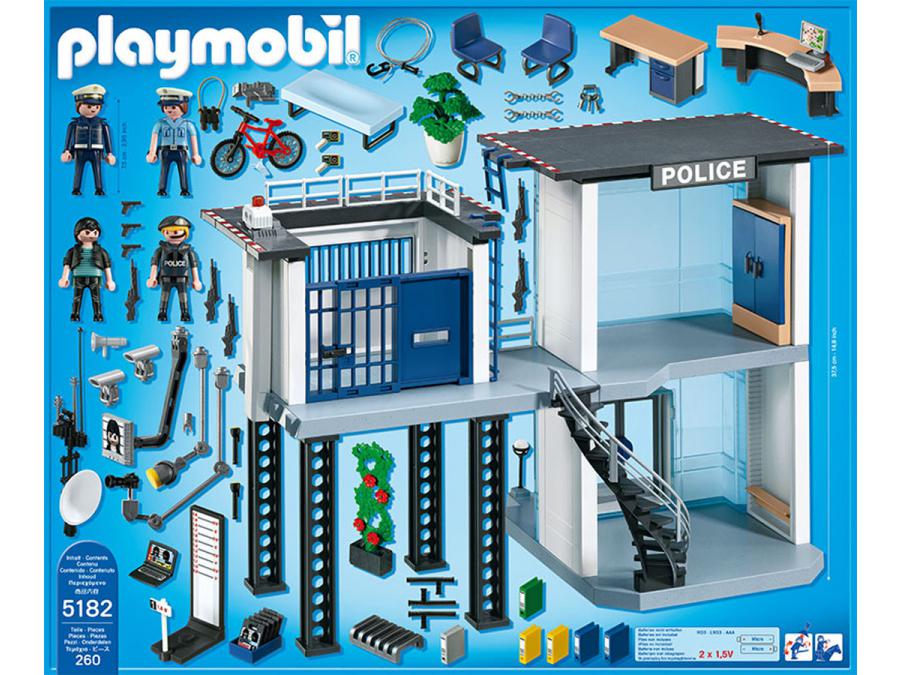 Playmobil - Commissariat de police avec système d'alarme
