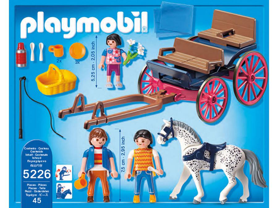 Playmobil - Calèche avec famille