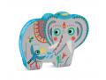 Puzzle silhouette - Haathee, éléphant d'Asie - 24 pcs - Djeco - DJ07208
