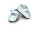 Chaussures à bride coloris blanc pour poupées de 39 à 48 cm