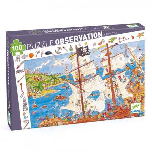 Puzzles observation - Les pirates - 100 pcs - Djeco - DJ07506