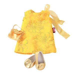 Gotz - 3402194 - Robe jaune avec chaussures pour poupées de 45-50cm (179979)