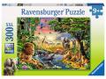 Puzzles enfants - Puzzle 300 pièces XXL - Un coucher de soleil à l’oasis - Ravensburger - 13073