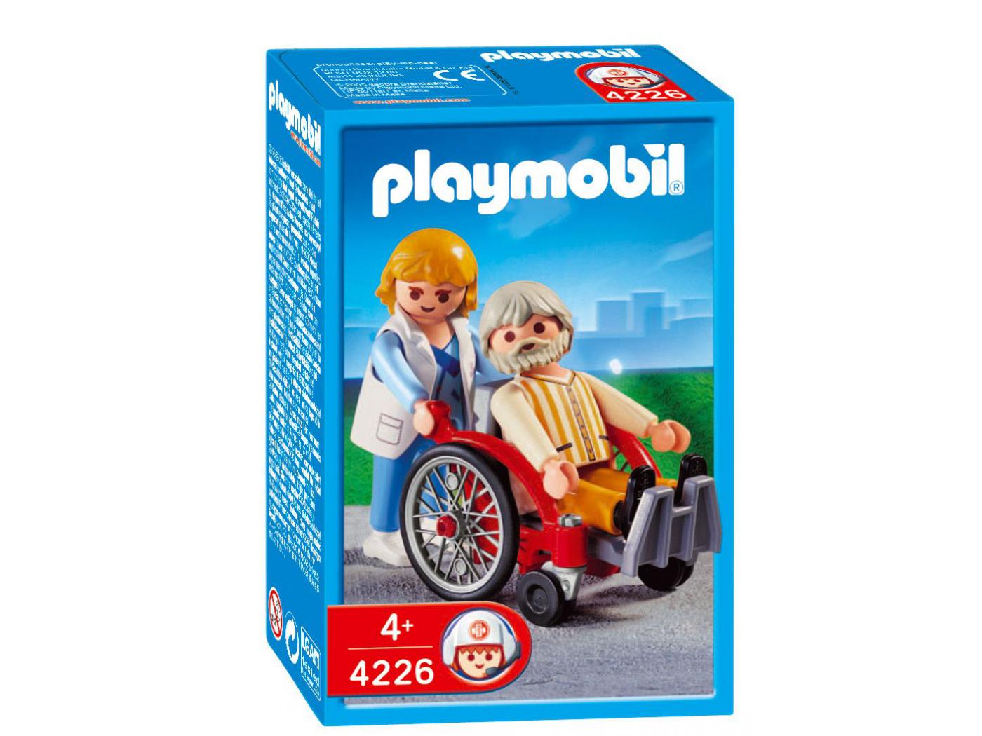 PLAYMOBIL - Patient en fauteuil roulant - Voiture et figurine - JEUX,  JOUETS -  - Livres + cadeaux + jeux