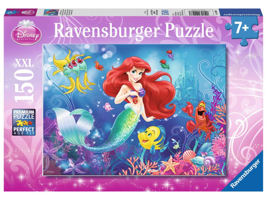 Ravensburger - Puzzle 150 pièces XXL - Tout le monde aime Ariel