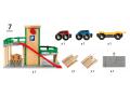 Garage rail / route - Thème Voyageur - Age 3 ans + - Brio - 20400