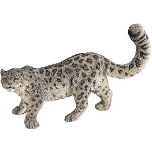 Léopard des neiges - Dim. 11 cm x 4,8 cm x 6,5 cm - Papo - 50160