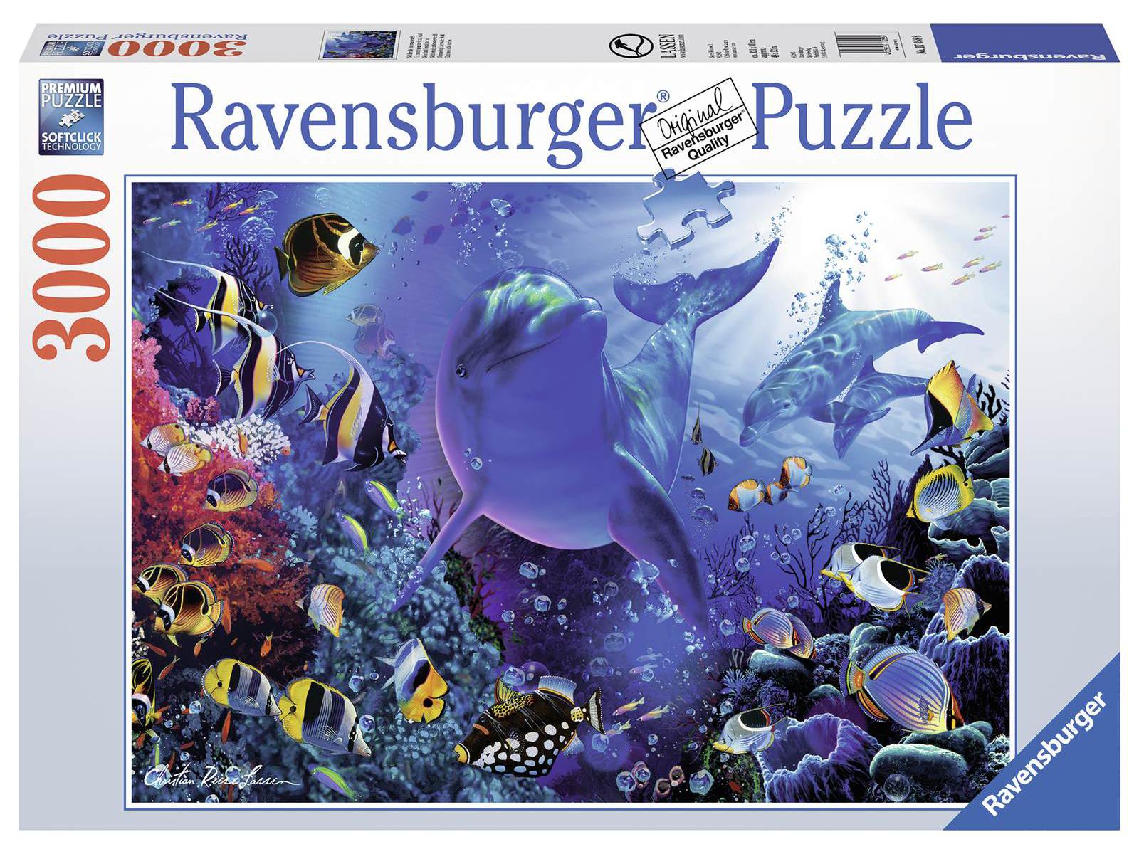 Ravensburger - Puzzle 3000 pièces - Monde sous-marin / Lassen