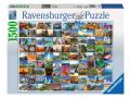 Puzzle 1500 pièces - Les 99 plus beaux endroits du monde - Ravensburger - 16319