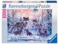 Puzzles adultes - Puzzle 1000 pièces - Loups arctiques - Ravensburger - 19146