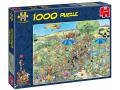 Puzzle La marche Comic 1000 pièces - Diset - 13041
