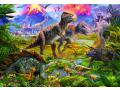 Puzzle 500 rencontre entre dinosaures - Educa - 15969