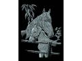 Calendrier carte à gratter 6 dessins - animaux - Mammut - 143001