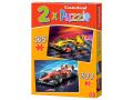 Puzzles x 2 - 165-300 pièces - racing cars - Castorland - 021123