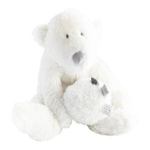 Dimpel - 883155 - P'timo doudou musical bébé ours polaire - blanc (264714)