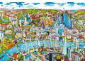 Puzzle 250 pièces - Londres, vue du ciel - dessin - WentWorth - 590205_W
