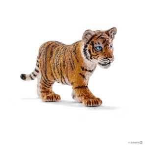 Schleich - 14730 - Figurine Bébé tigre du Bengale - Dimension : 7 cm x 2 cm x 4 cm (270224)