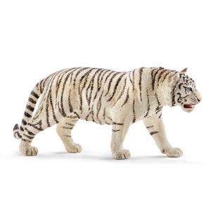 Figurine Tigre blanc mâle - Dimension : 13 cm x 3 cm x 6 cm - Schleich - 14731