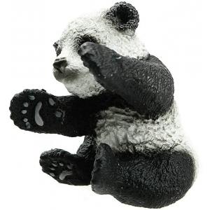 Figurine Bébé panda jouant - Dimension : 3,5 cm x 4 cm x 4,5 cm - Schleich - 14734