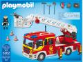 Camion de pompier avec échelle pivotante - Playmobil - 5362