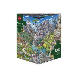 Puzzle 1000p Triangular Alpine Fun Heye - Heye - 29680