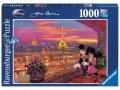 Puzzle 1000 pièces - A Paris - Disney - Ravensburger - 19327