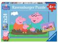 Puzzles enfants - Puzzles 2x24 pièces - La vie de famille / Peppa Pig - Ravensburger - 09082