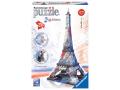 Puzzle 3D Building 216 pièces - Tour Eiffel Flag - Ravensburger - 12580