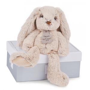 Copains calins - lapin beige - taille 25 cm - boîte cadeau - Histoire d'ours - HO2430