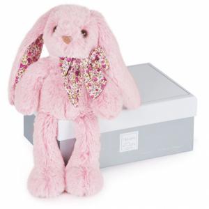 Copains calins - lapin rose - taille 25 cm - boîte cadeau - Histoire d'ours - HO2434