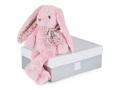 Copains calins - lapin rose - taille 40 cm - boîte cadeau - Histoire d'ours - HO2435