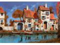 Puzzle 2000 la cascina sul lago, Guido Borelli - Educa - 16316