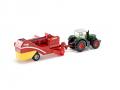 Tracteur avec récolteuse de pommes de terre - 1:87ème - Siku - 1808