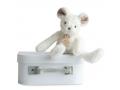 Peluche Sweety couture - souris blanche pm 24 cm - Histoire d'ours - HO2644