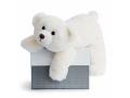 Peluche snow - ours polaire - taille 30 cm - boîte cadeau - Histoire d'ours - HO2567