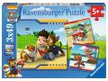 Puzzles enfants - Puzzles 3x49 pièces - Héros à fourrure / Pat'Patrouille - Ravensburger - 09369