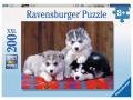 Puzzles enfants - Puzzle 200 pièces XXL - Mignons Huskies - Ravensburger - 12823
