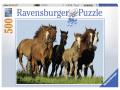 Puzzle 500 pièces - Horde de chevaux - Ravensburger - 14717