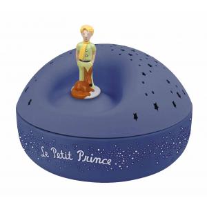 Veilleuse - Projecteur d'Etoiles Musical Le Petit Prince© bleu  - piles incluses - Trousselier - 5030