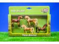 Set de 4 chevaux échelle 1:32 - Kids Globe Farmer - 570013